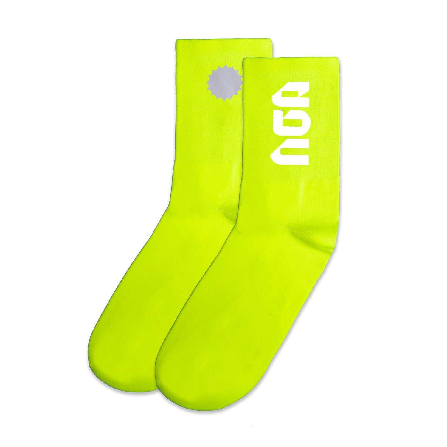 Everyday Better Club Performance Socks Neon White - SOCKS - Canada