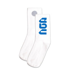 Everyday Better Club Performance Socks White Blue - SOCKS - Canada