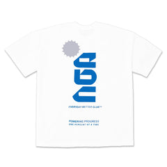 Everyday Better Club Performance T-Shirt White Blue - T-SHIRTS - Canada