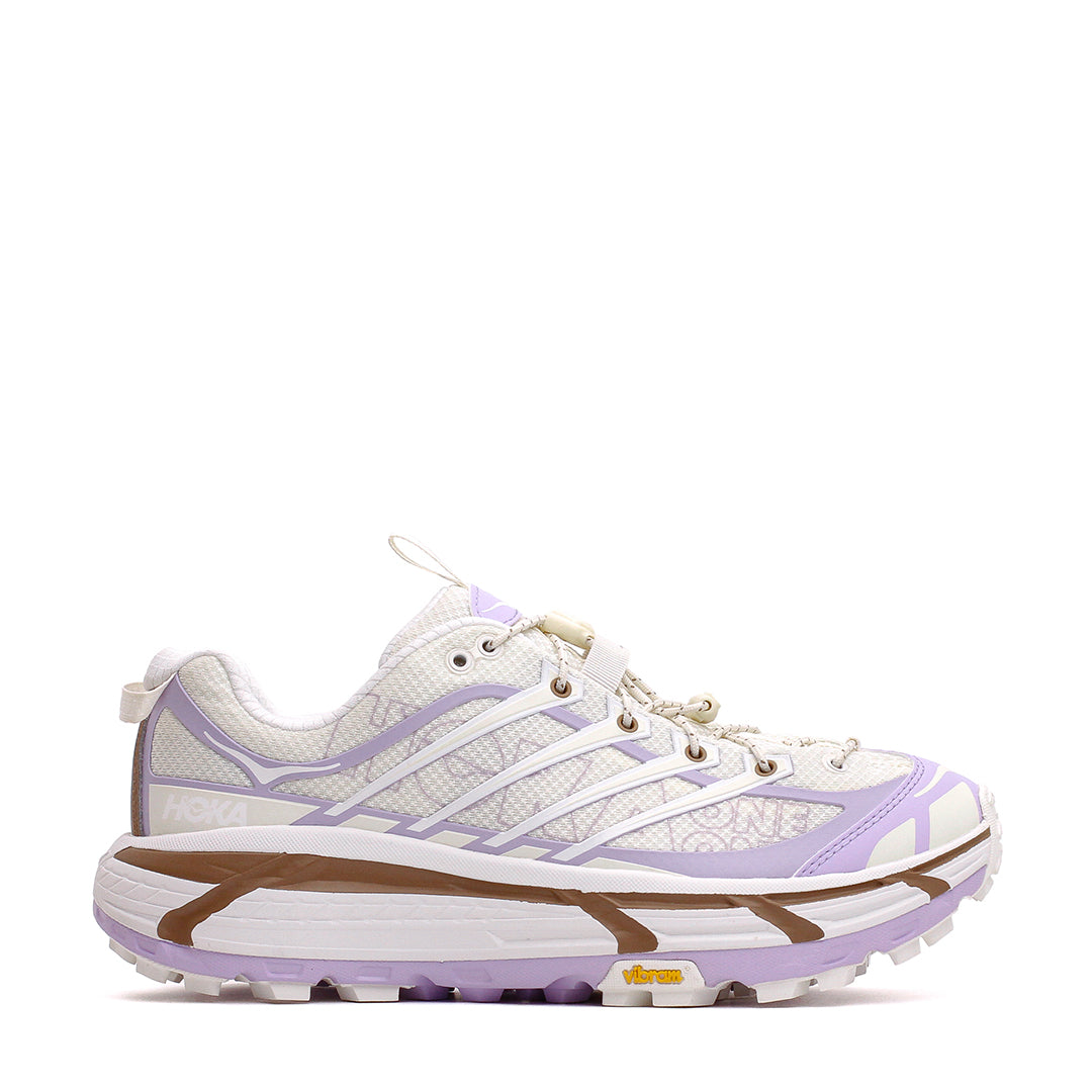 Hoka One One Men Mafate Three2 Wordmark Alabaster Iris Flower 1175490-ASF - FOOTWEAR - Canada