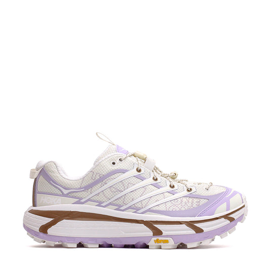 Hoka One One Men Mafate Three2 Wordmark Alabaster Iris Flower 1175490-ASF - FOOTWEAR - Canada