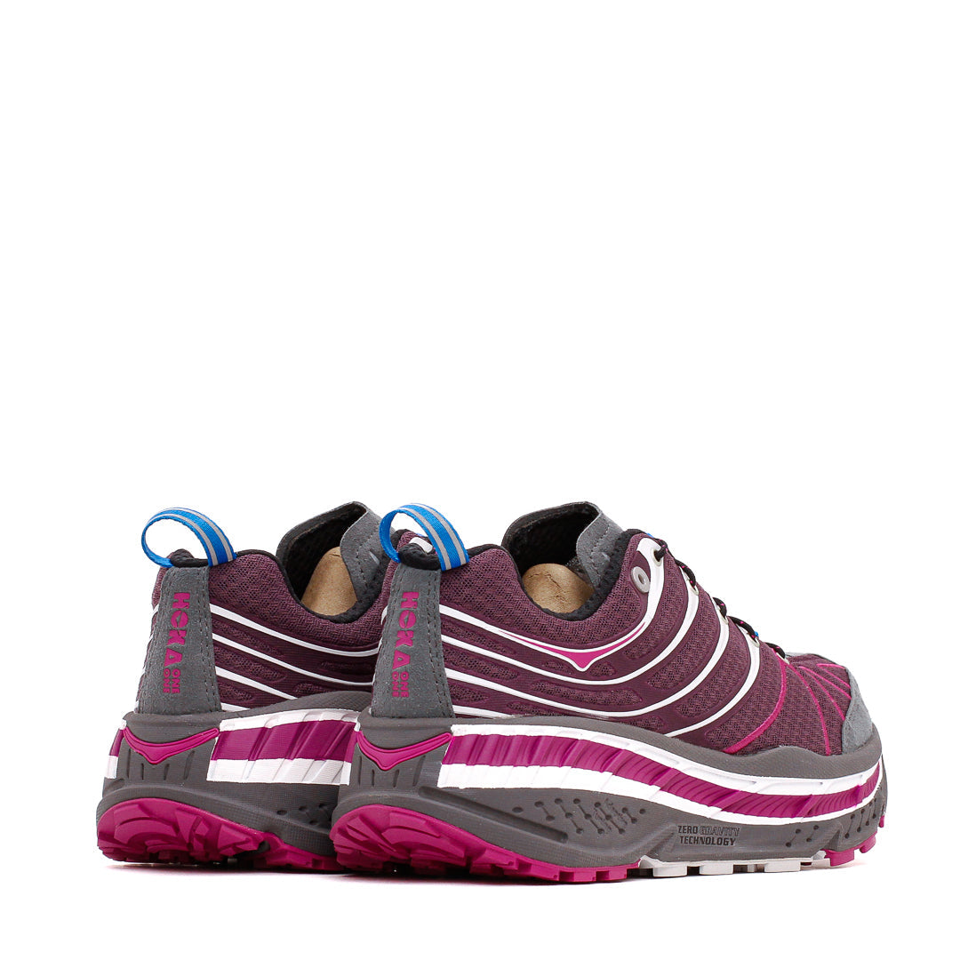 Hoka One One Men Stinson EVO OG Aubergine 1155350-AFC - FOOTWEAR - Canada