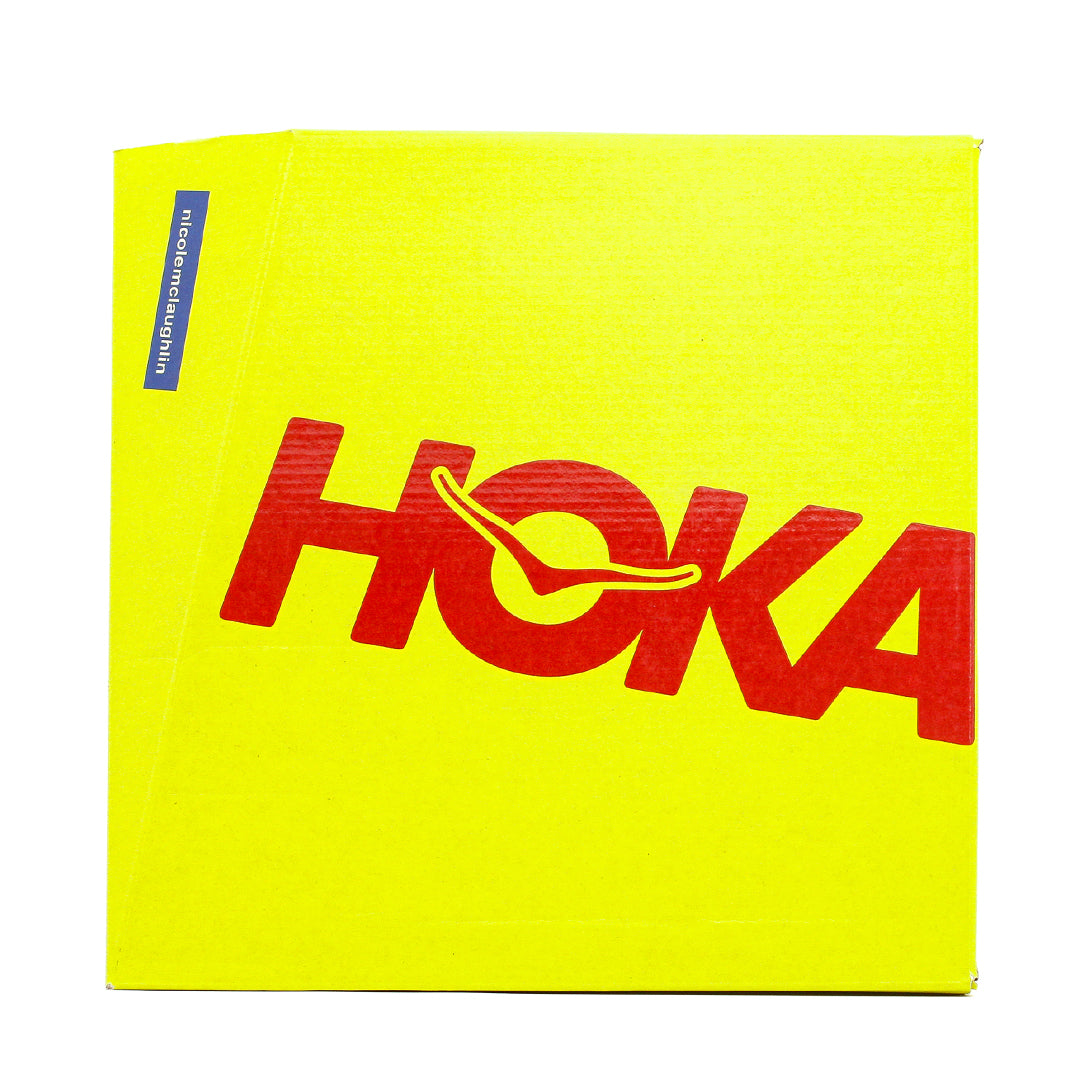 Hoka One One Men x Nicole McLaughlin Mafate Three2 White Neon Yellow 1153931-WNN - FOOTWEAR - Canada