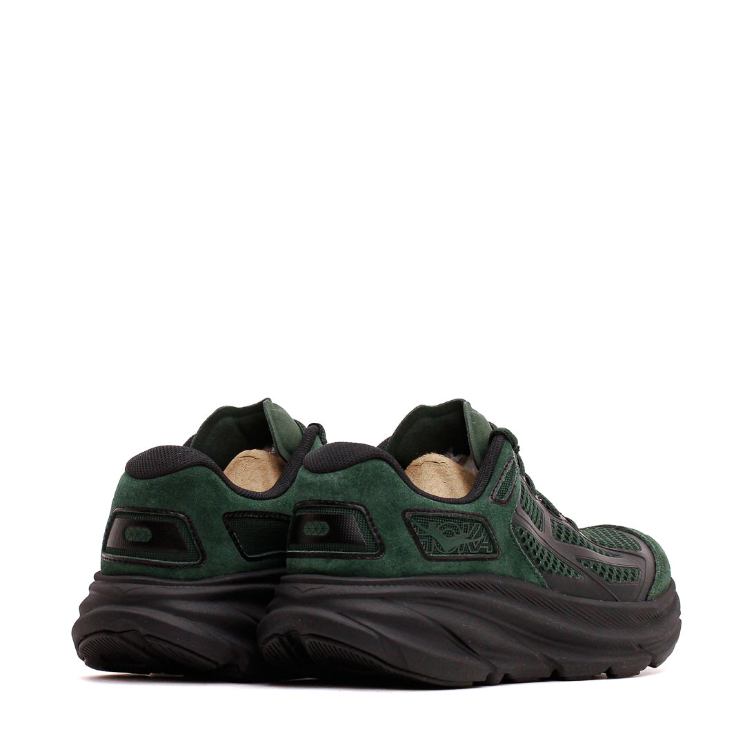Hoka One One Unisex Clifton One9 Forest Green Black 1173333-FSTG - FOOTWEAR - Canada