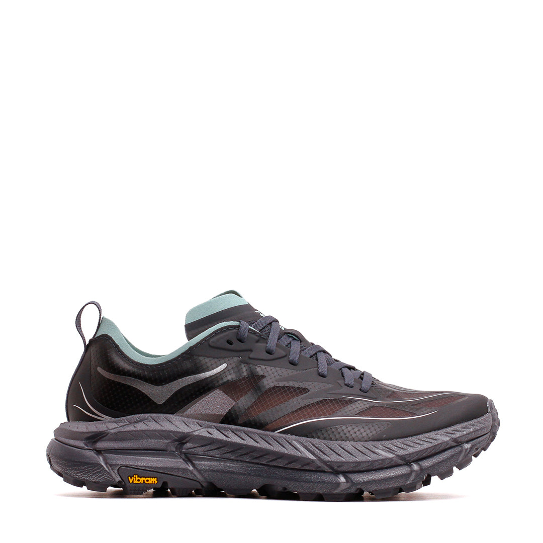 Hoka One One Unisex Mafate Speed 4 Lite Charcoal Grey Jade 1168450-CJD - FOOTWEAR - Canada