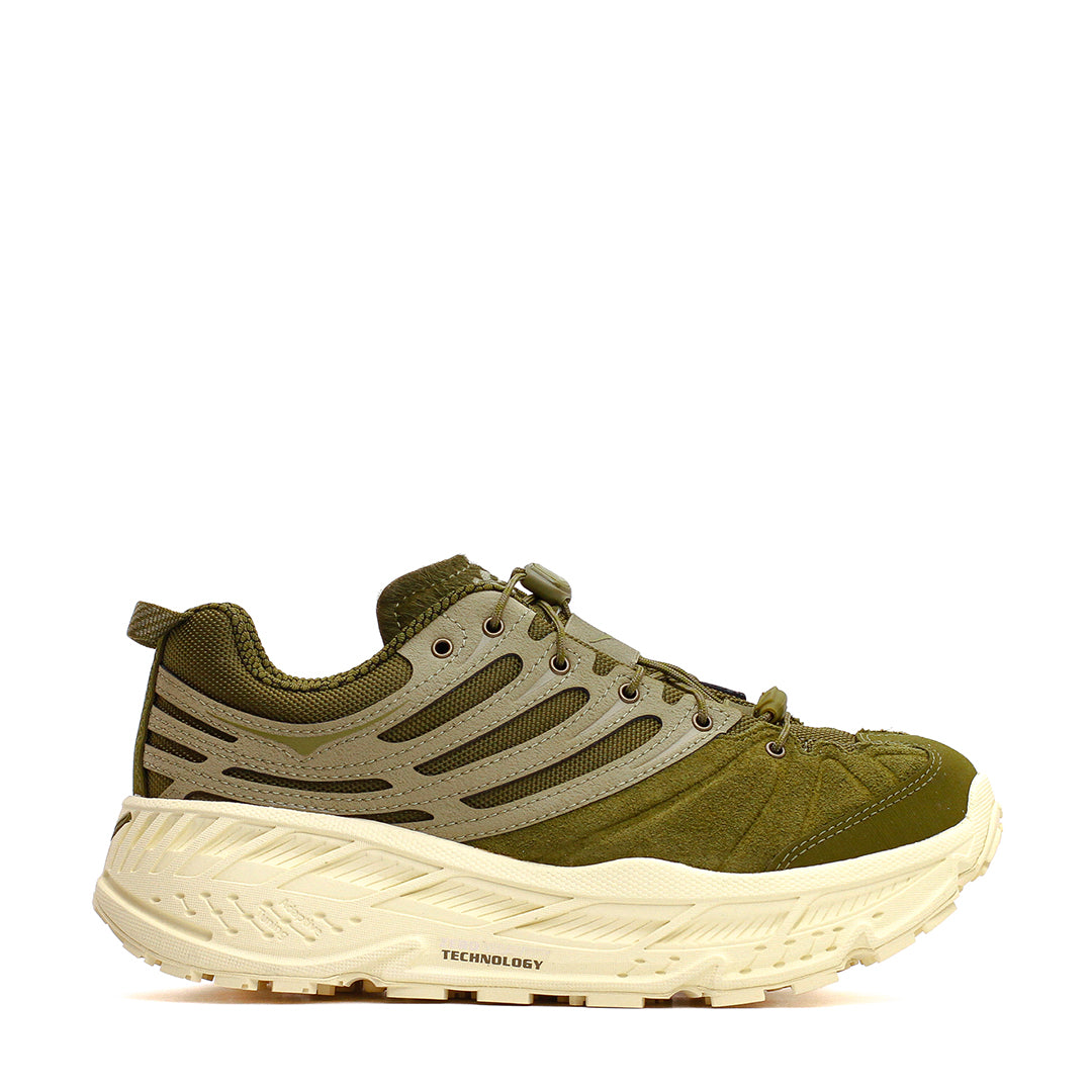 Hoka One One Unisex Stinson EVO OG TP Moss Green Wild Mushroom 1166450-MRNW - FOOTWEAR - Canada