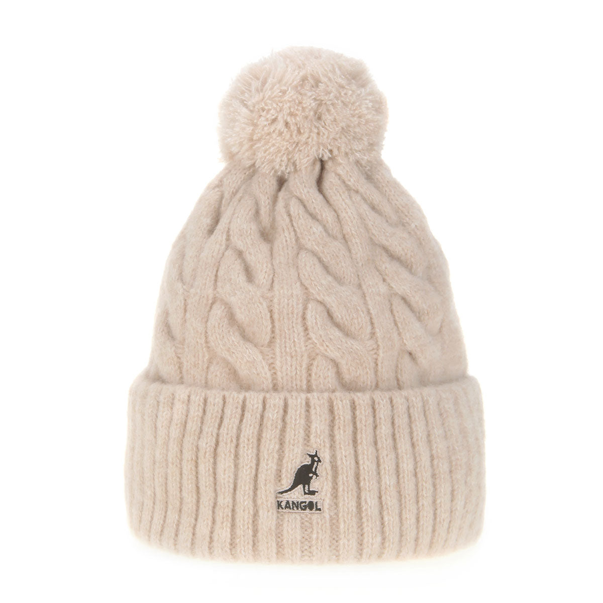 Kangol PomPom Beanie Beige - HEADWEAR - Canada