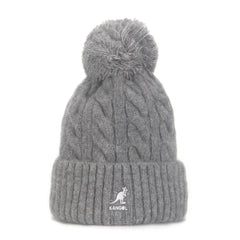 Kangol PomPom Beanie Grey - HEADWEAR - Canada