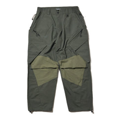 LAKH Big Pocket in pockets Cargo Pants Olive - BOTTOMS - Canada