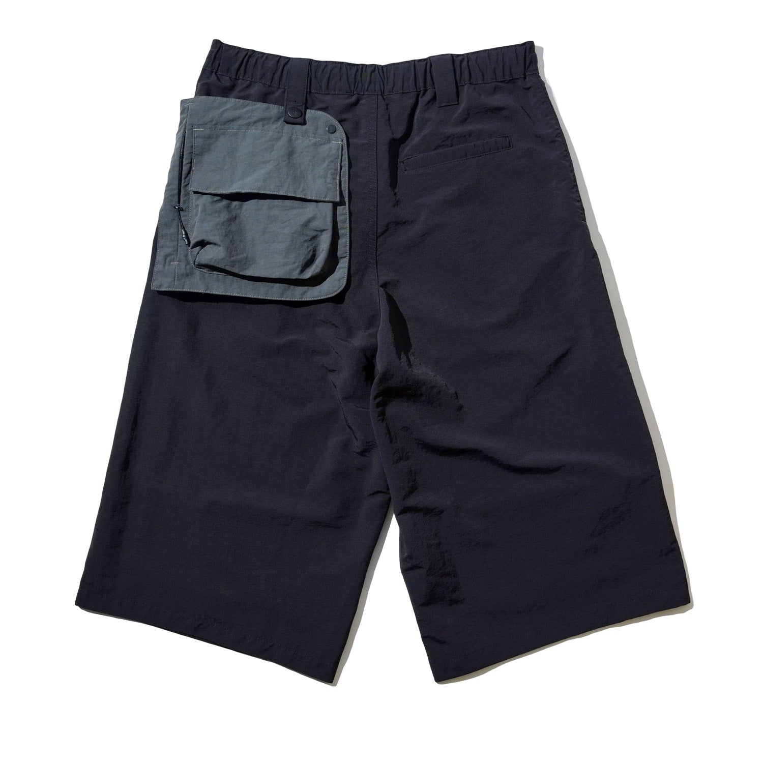 LAKH Conversion Flared Half-Pants Black - BOTTOMS - Canada