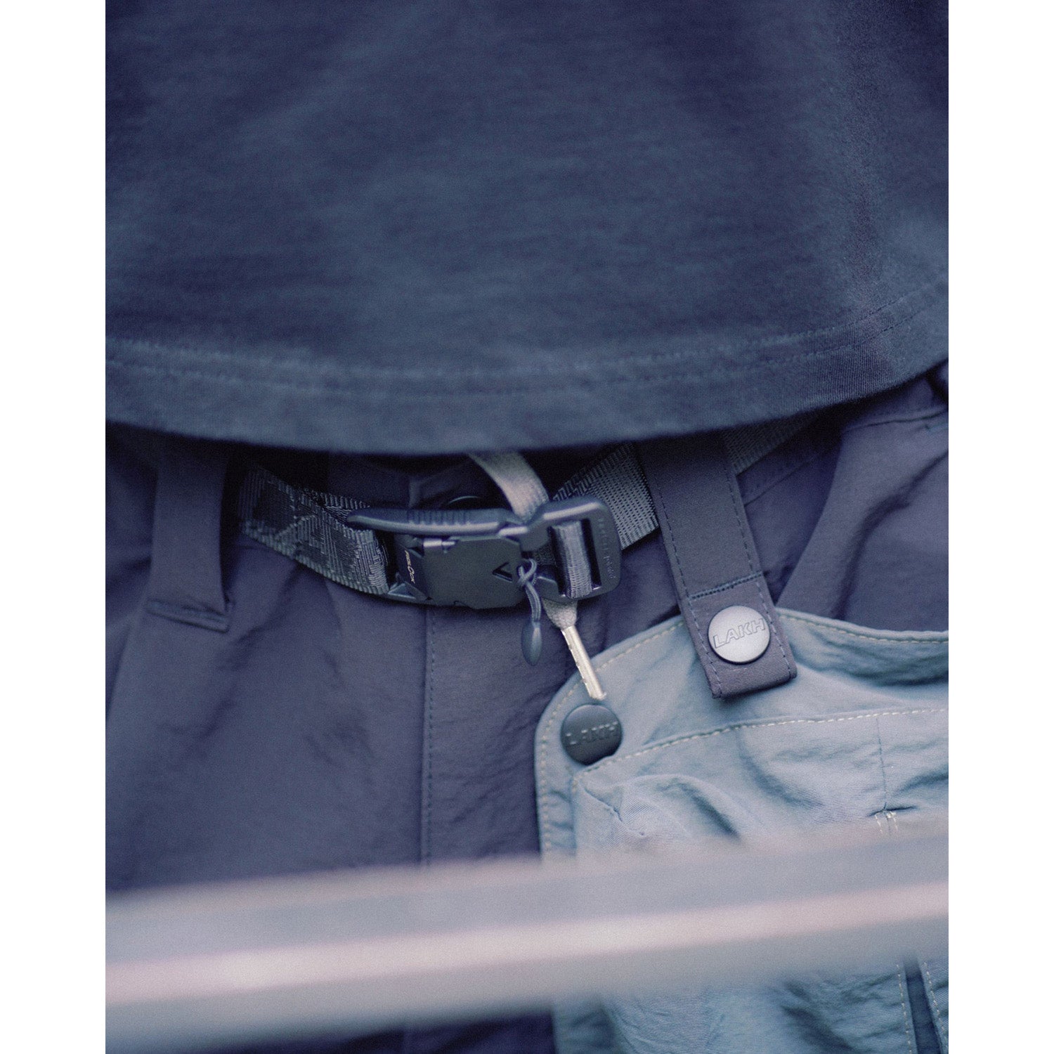 LAKH Conversion Flared Half-Pants Black - BOTTOMS - Canada