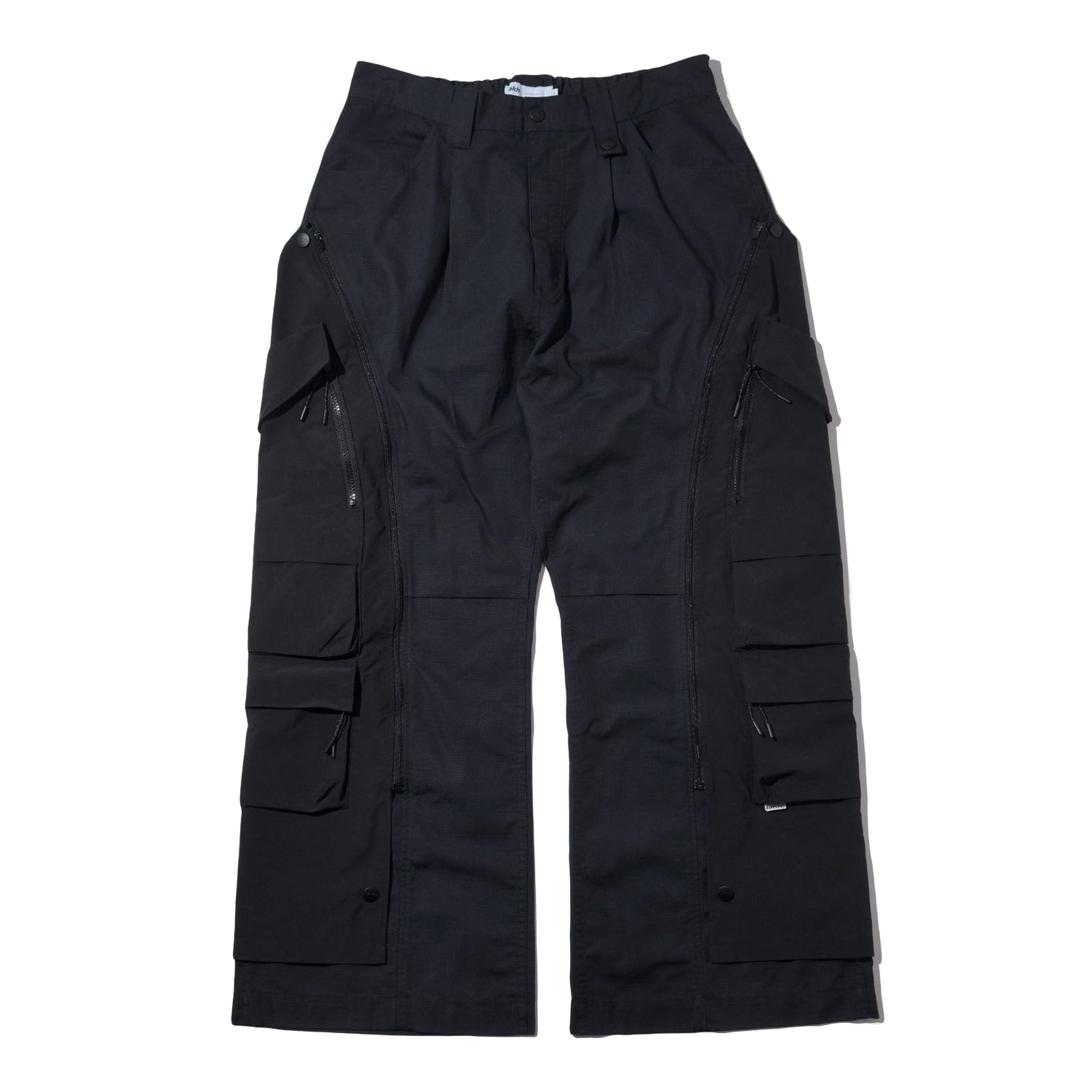 LAKH Detachable Ten Pockets Cargo Pants Black - BOTTOMS - Canada