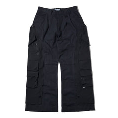 LAKH Detachable Ten Pockets Cargo Pants Black - BOTTOMS - Canada