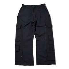 LAKH Detachable Ten Pockets Cargo Pants Black - BOTTOMS - Canada