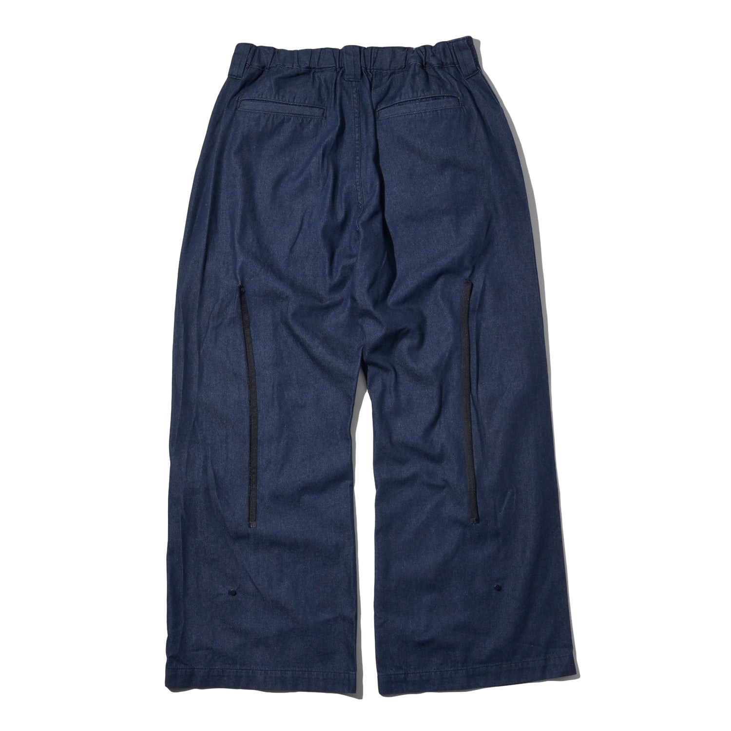 LAKH Detachable Ten Pockets Cargo Pants Denim Navy - BOTTOMS - Canada