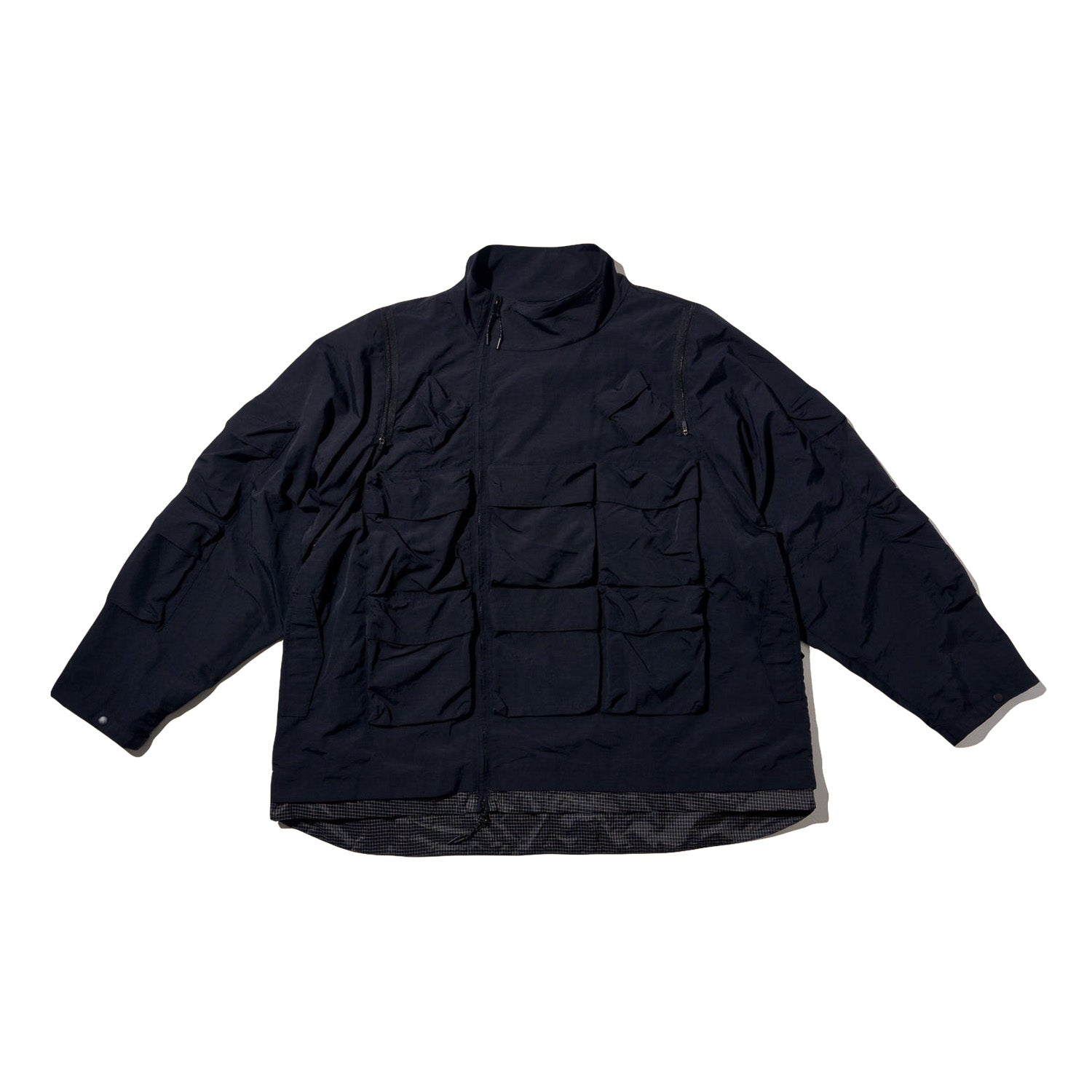 LAKH Double-way Detachable Vest Jacket Black - TOPS - Canada