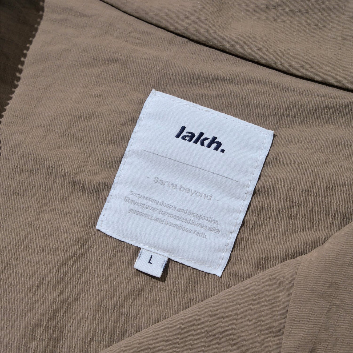 LAKH Double-way Detachable Vest Jacket Kahki - TOPS - Canada