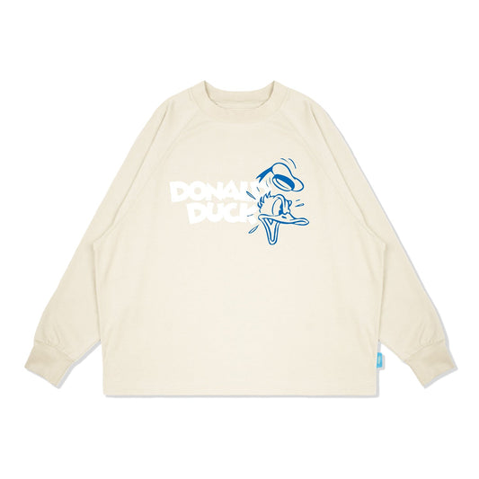 LAKH Men x URDU Donald Duck Long Tee Off White - T - SHIRTS Canada