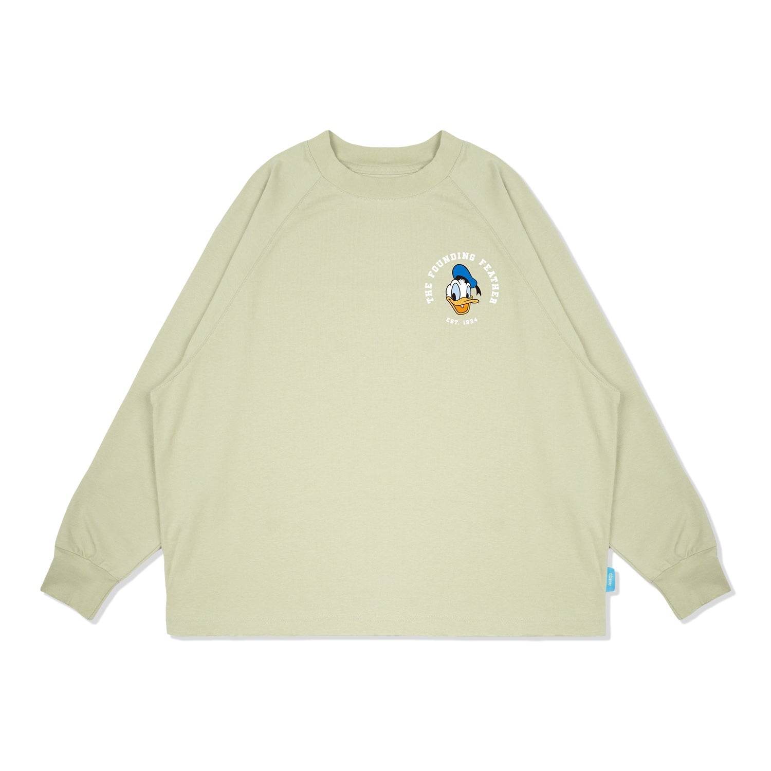 LAKH Men x URDU Donald Duck Long Tee Olive - T - SHIRTS Canada