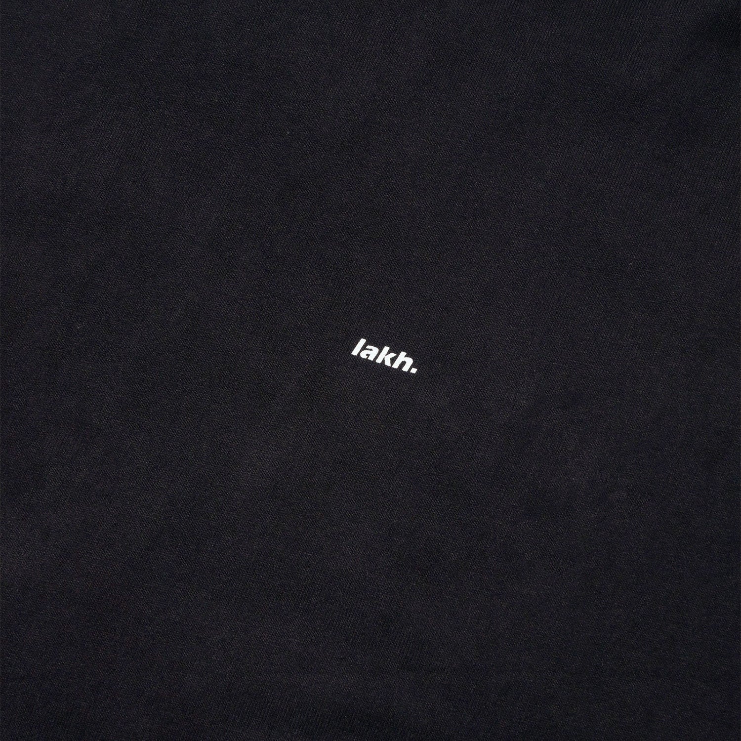 LAKH Patchwork Logo Half Sleeve Tee Black - T-SHIRTS - Canada