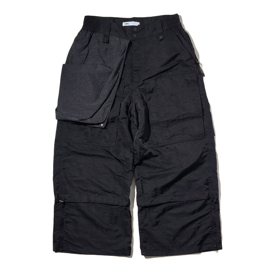LAKH Reformed Heli-Crew Flared Pants Black - BOTTOMS - Canada