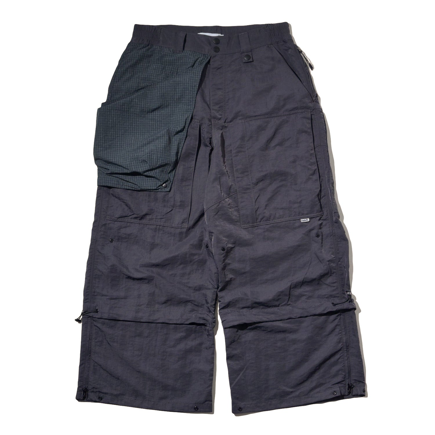 LAKH Reformed Heli-Crew Flared Pants Grey - BOTTOMS - Canada