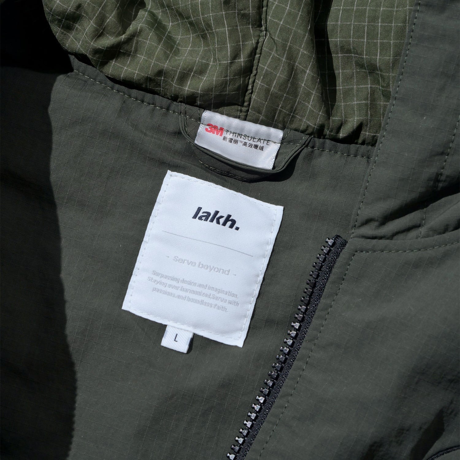 LAKH Transformed 3M™ Thinsulate™ HalfJacket Olive - OUTERWEAR - Canada