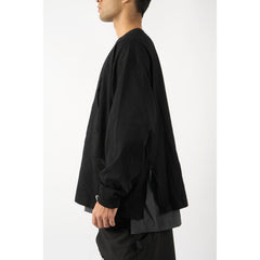 LAKH Tri-Pocket Layer L/S Tee Black - T-SHIRTS - Canada