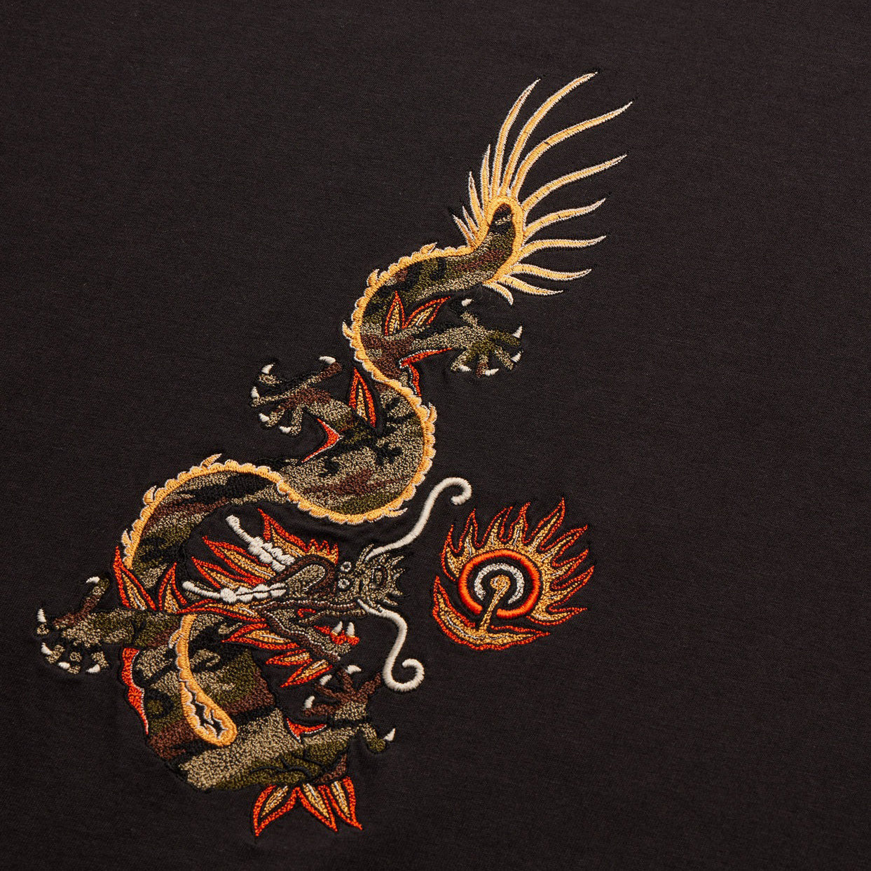 Maharishi Men Original Dragon T - Shirt Black - T - SHIRTS Canada