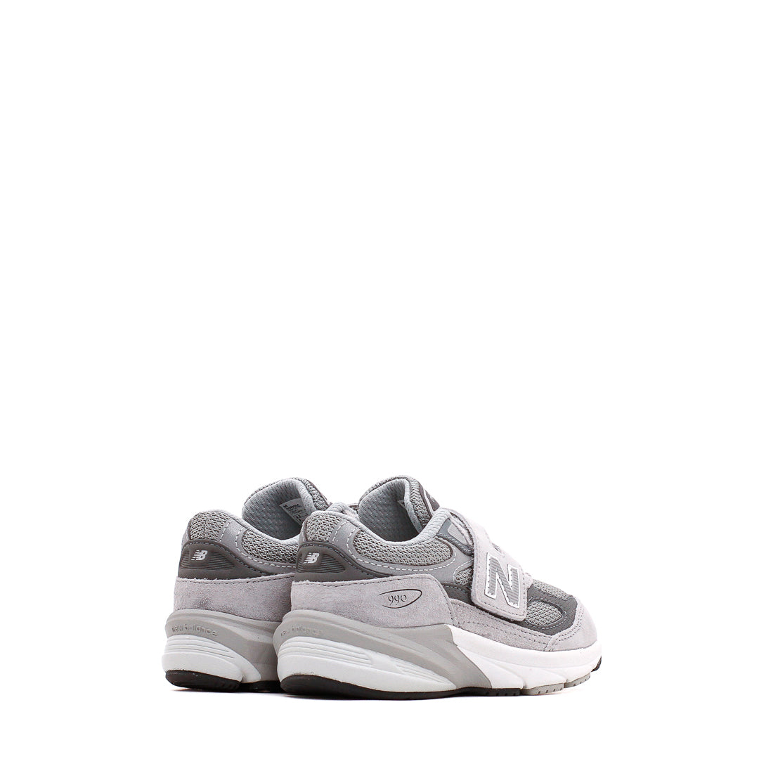 New Balance 990v6 Hook and Loop Grey Infant IV990GL6 - FOOTWEAR - Canada