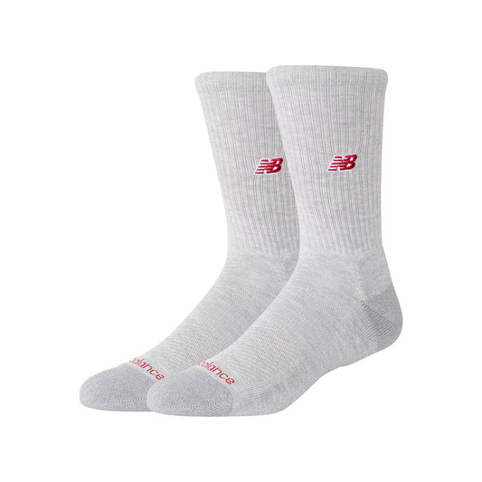 New Balance Active NB Premium Crew Socks 2 Pack Athletic Grey - SOCKS - Canada