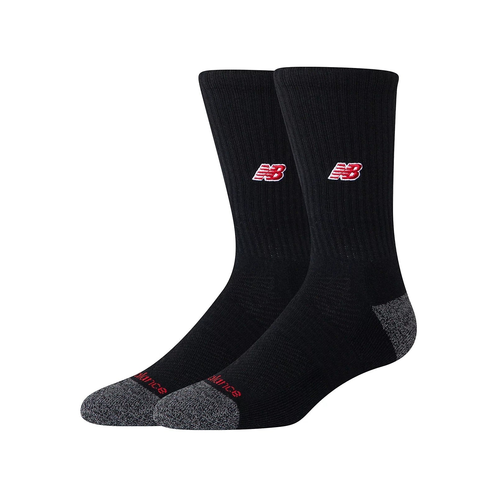 New Balance Active NB Premium Crew Socks 2 Pack Black - SOCKS - Canada