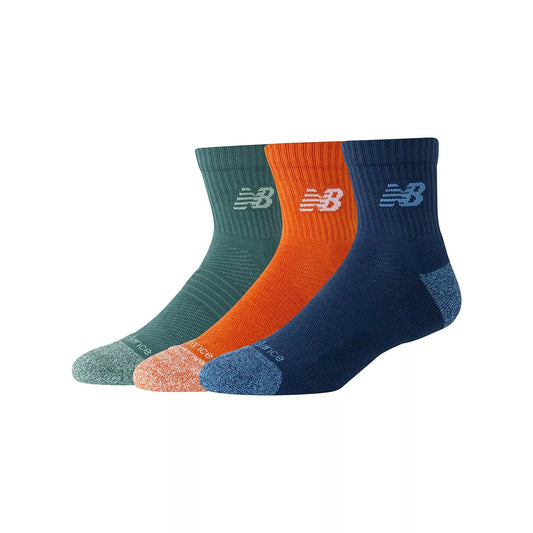 New Balance Active QTR Socks 3 Pack Assorted Colours 5 - SOCKS - Canada