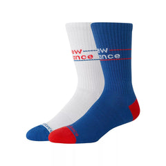 New Balance Daily Essentials Graphic Cushion Crew 2 Pack Assorted Colours - SOCKS - Canada