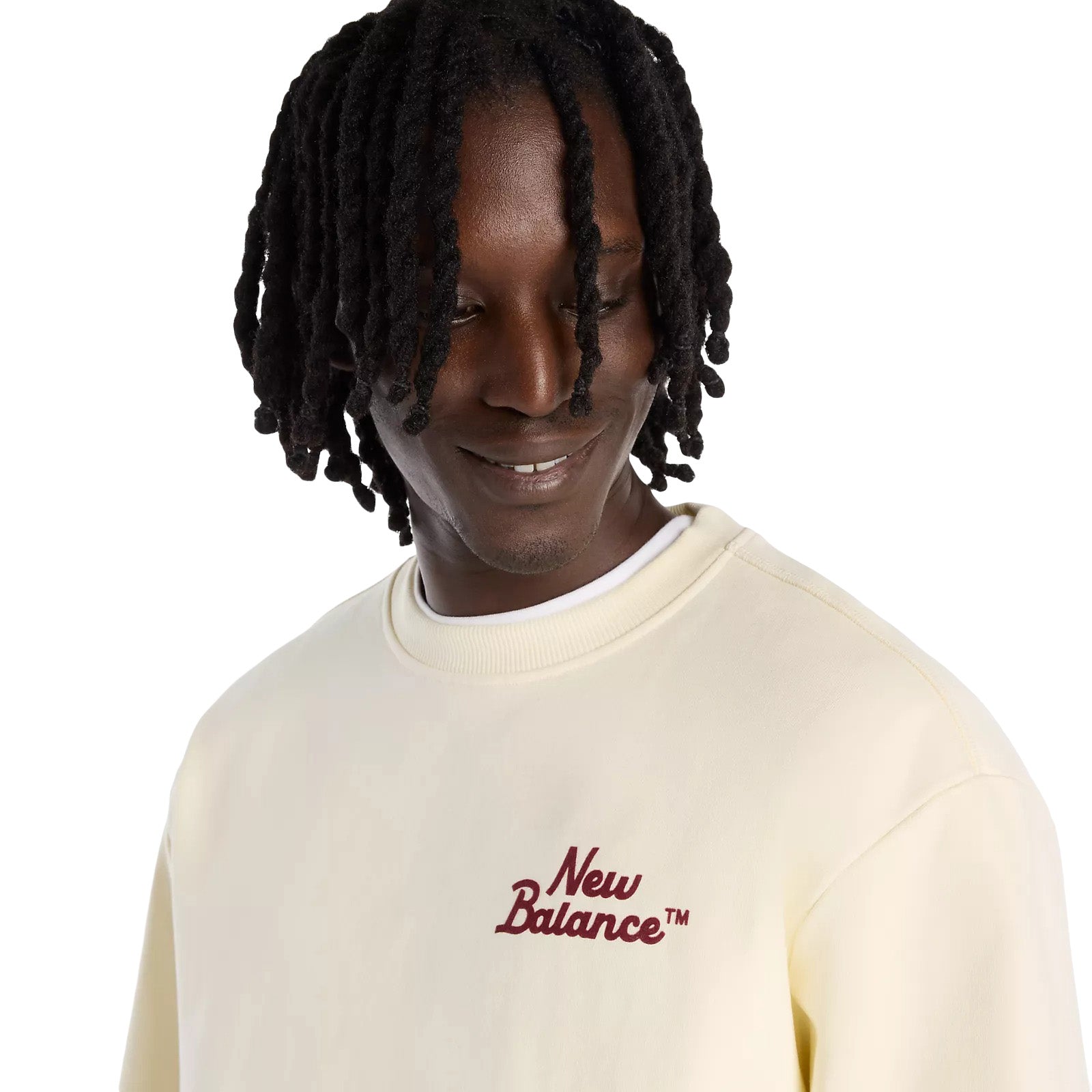 New Balance LNY Crew Sweatshirt Angora - TOPS - Canada