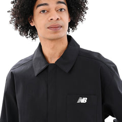 New Balance Men Coaches Twill Jacket Black MO51510-BLK - OUTERWEAR - Canada