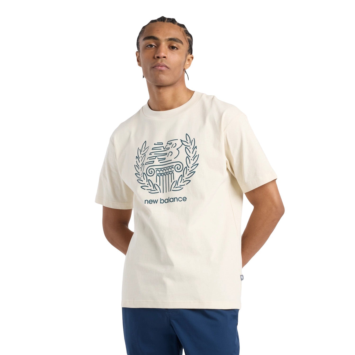 New Balance Men Debut Sculpture T-Shirt Linen - T-SHIRTS - Canada