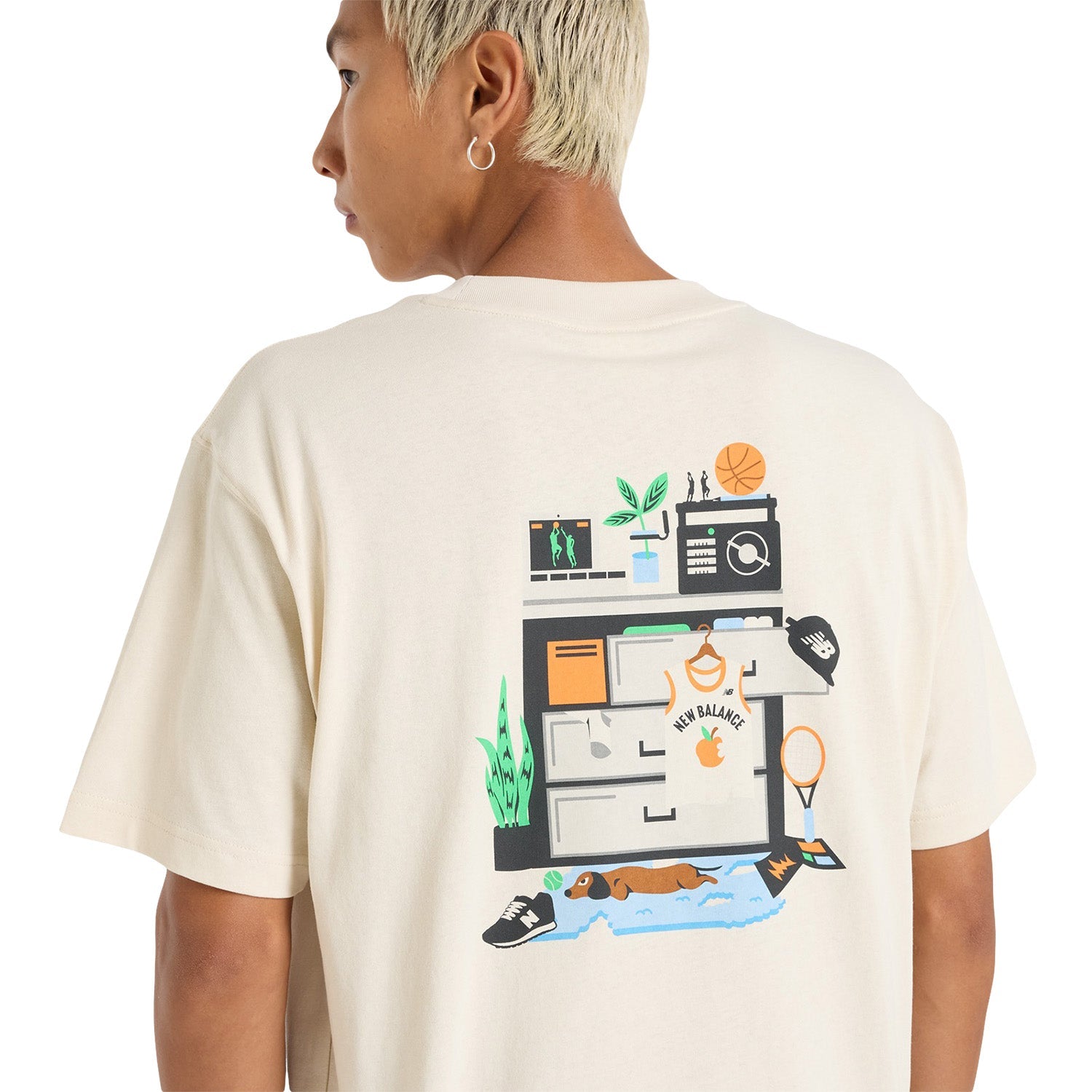 New Balance Men Drake Cereal Room T-Shirt Linen - T-SHIRTS - Canada