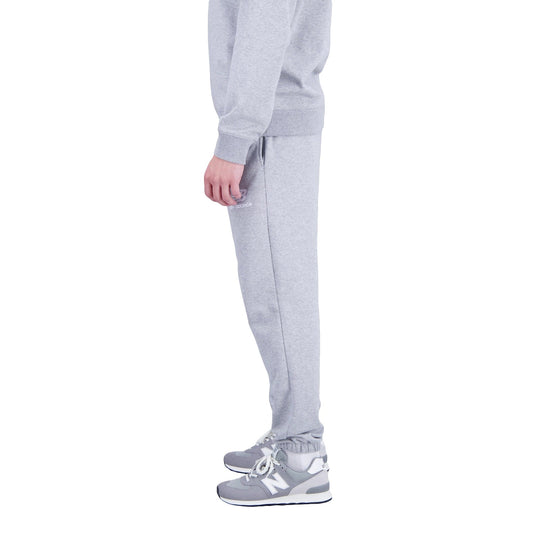 New Balance Men Essentials Stacked Logo French Terry Sweatpant Athletic Grey MP31539-AG - BOTTOMS - Canada