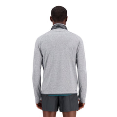 New Balance Men Impact Run AT 1/2 Zip Spinnex Grey MT31273-SXY - SWEATERS - Canada