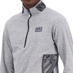 New Balance Men Impact Run AT 1/2 Zip Spinnex Grey MT31273-SXY - SWEATERS - Canada