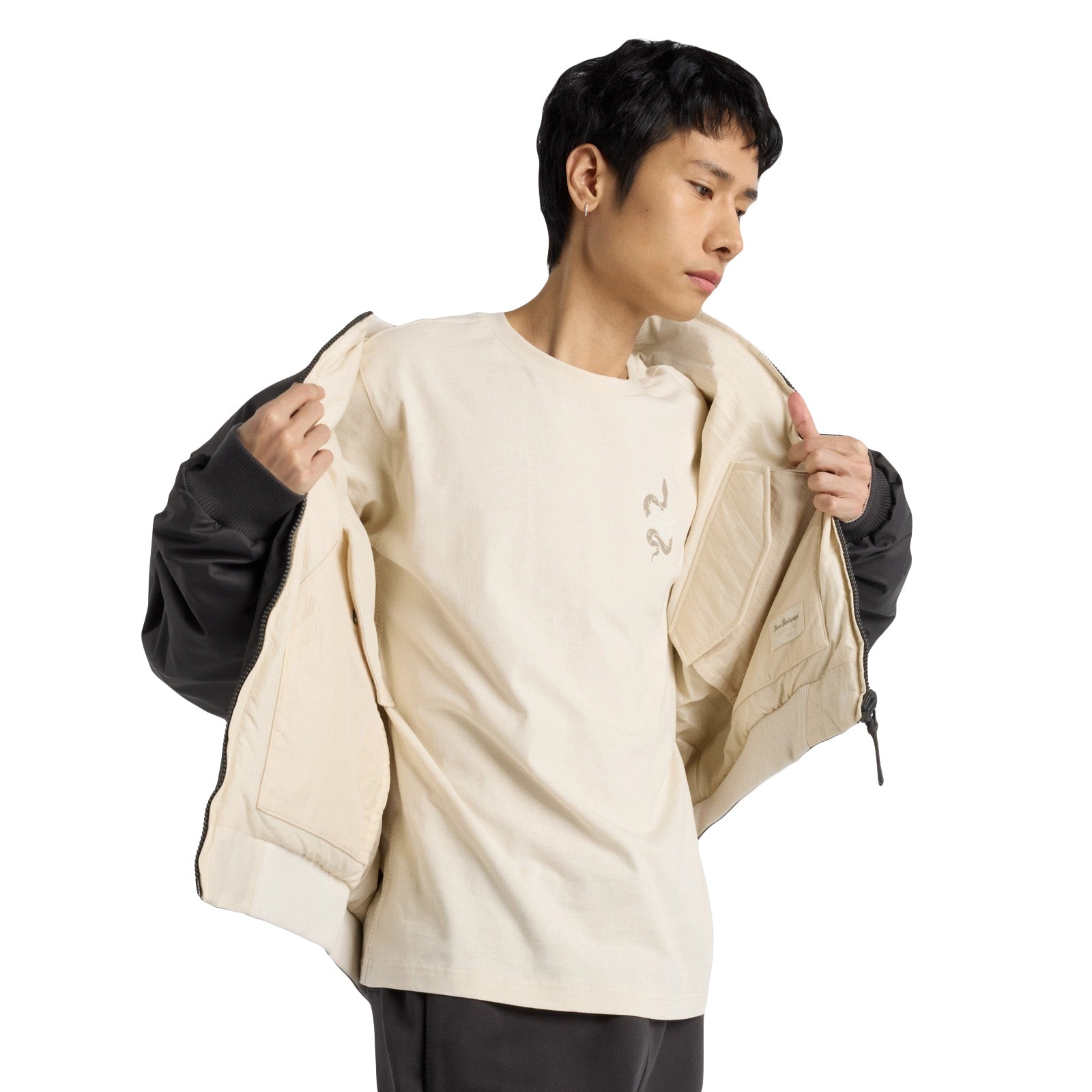 New Balance Men NBX Lunar New Year Woven Bomber Jacket - OUTERWEAR - Canada