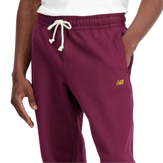 New Balance Men Remastered French Terry Sweatpant Burgundy MP31503-NBY - BOTTOMS - Canada