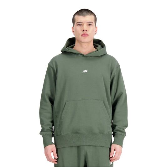 New Balance Men Remastered Graphic French Hoodie Deep Olive MT31502-DON - SWEATERS - Canada