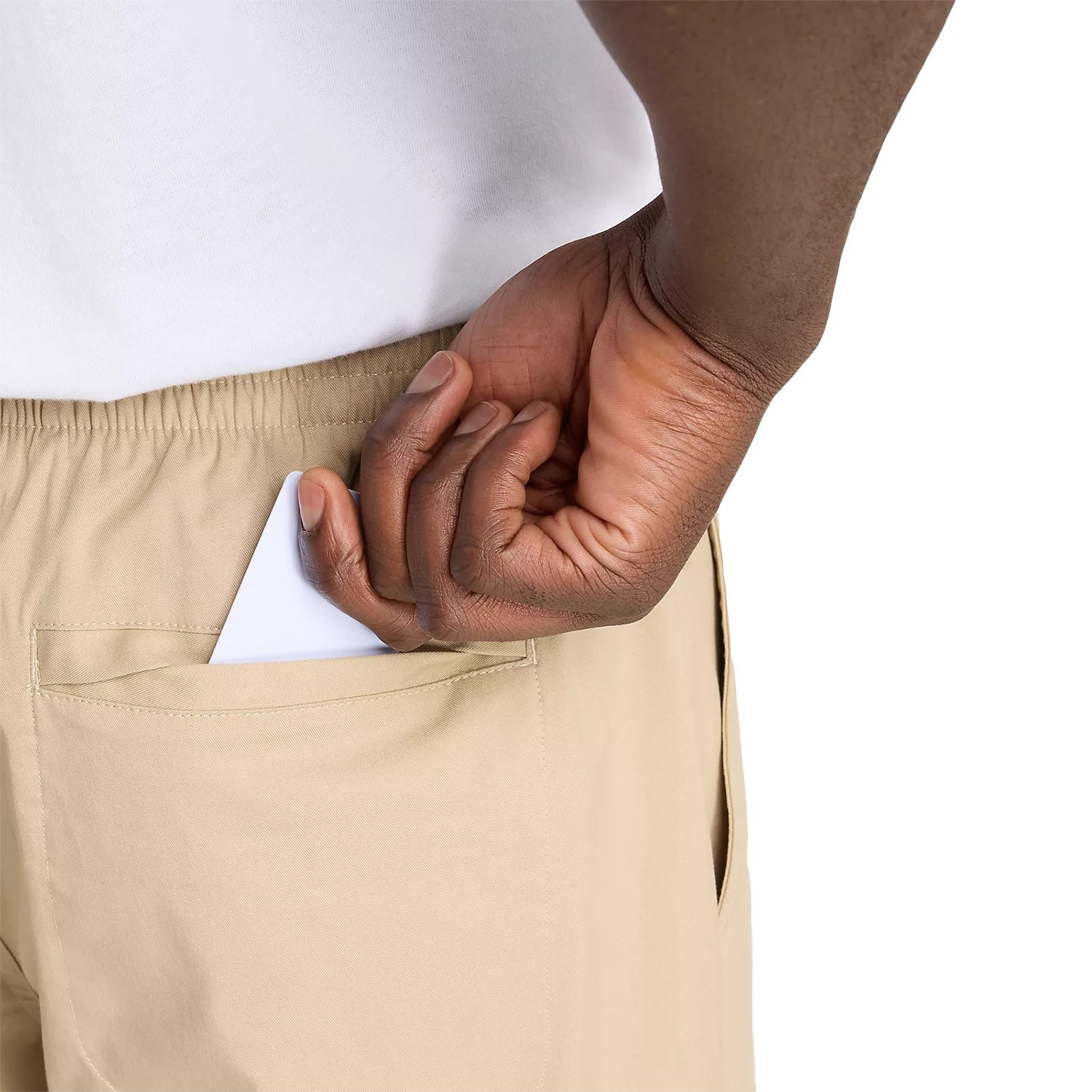 New Balance Men Twill Cargo Joggers Beige MP41579-SOT - BOTTOMS - Canada