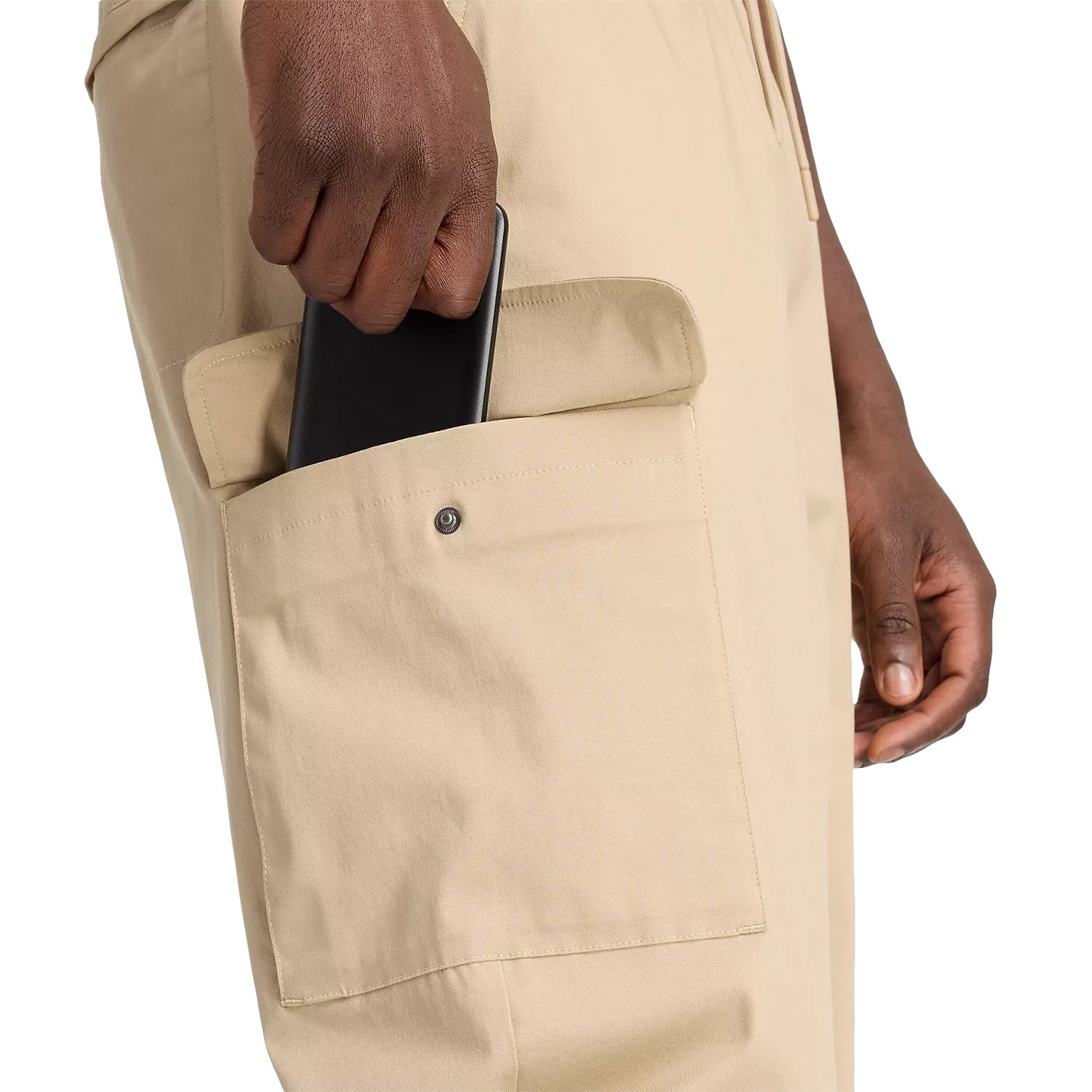 New Balance Men Twill Cargo Joggers Beige MP41579-SOT - BOTTOMS - Canada