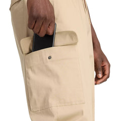 New Balance Men Twill Cargo Joggers Beige MP41579-SOT - BOTTOMS - Canada