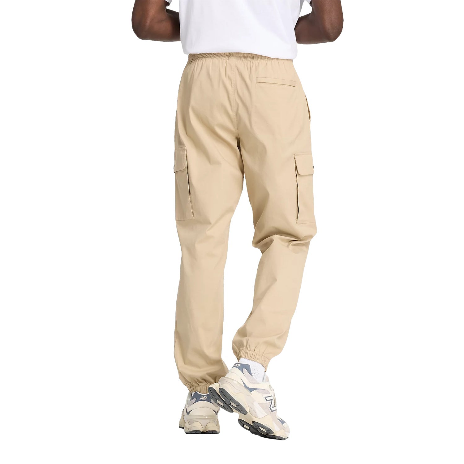 New Balance Men Twill Cargo Joggers Beige MP41579-SOT - BOTTOMS - Canada