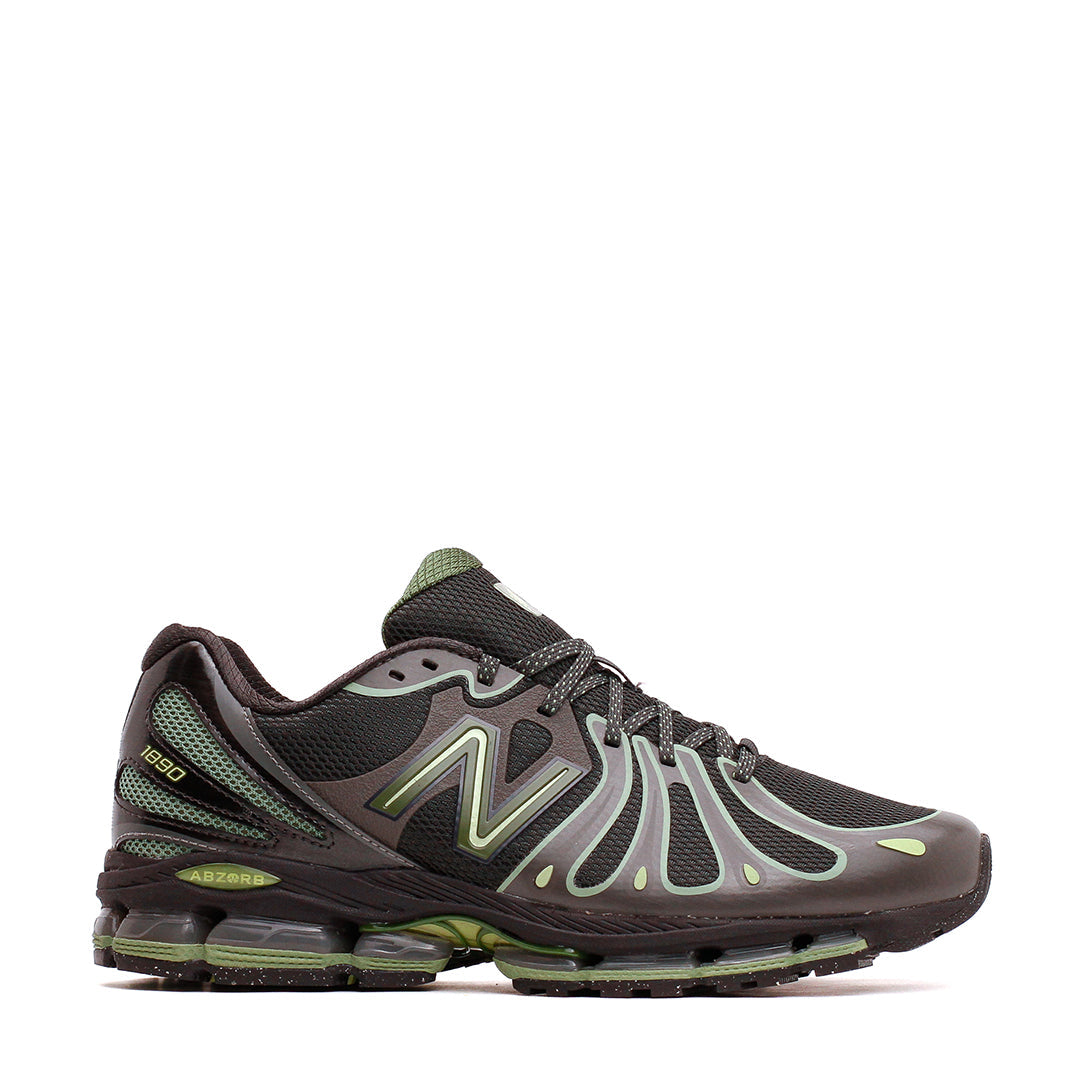 New Balance Unisex 1890 Faded Black Utility Green U189071H - FOOTWEAR - Canada