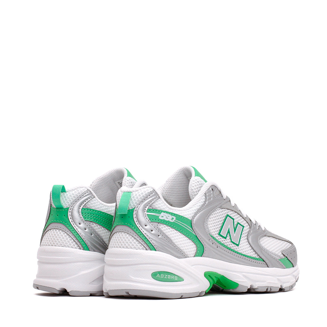 New Balance Unisex 530 Silver Metallic Green Apple U530APL - FOOTWEAR - Canada